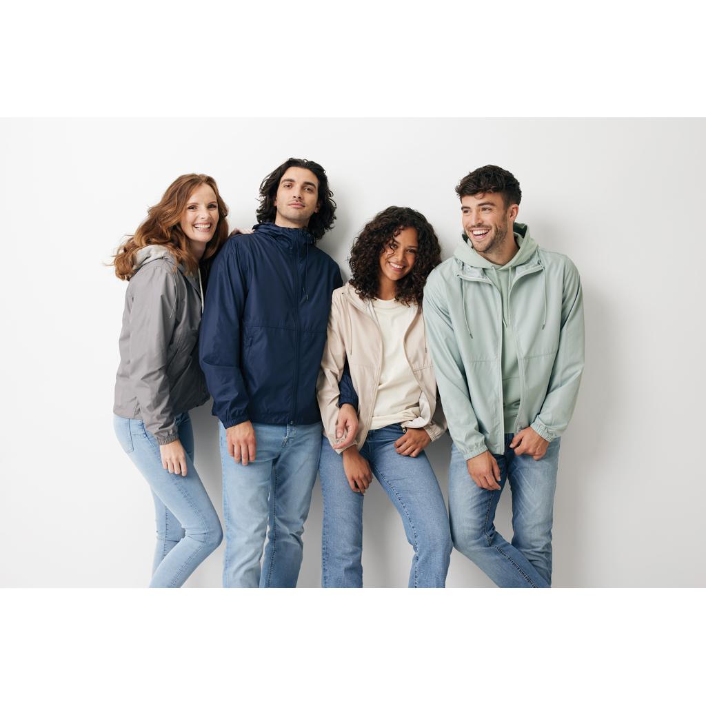 Jachetă ușoară din poliester reciclat Iqoniq Logan silver grey