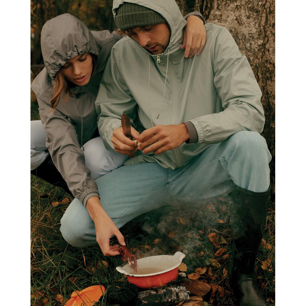 Jachetă ușoară din poliester reciclat Iqoniq Logan silver grey