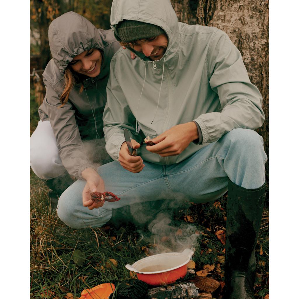 Jachetă ușoară din poliester reciclat Iqoniq Logan silver grey