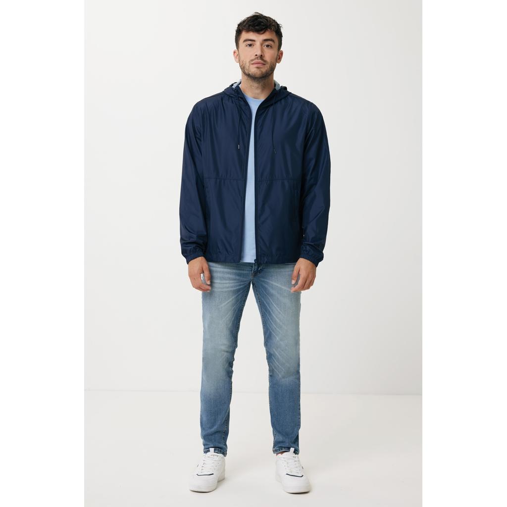 Jachetă ușoară din poliester reciclat Iqoniq Logan navy 5XL