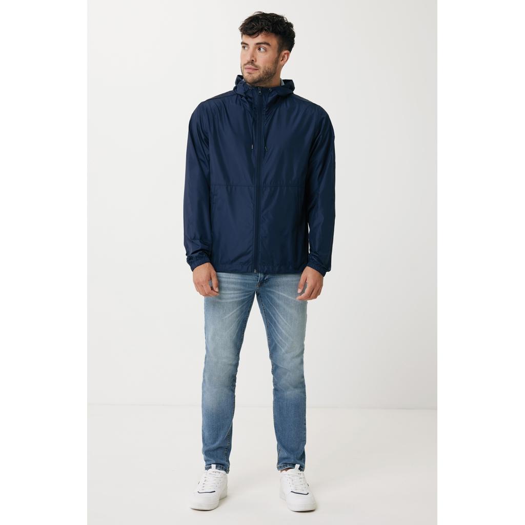 Jachetă ușoară din poliester reciclat Iqoniq Logan navy 5XL