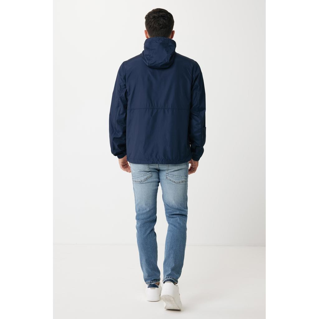 Jachetă ușoară din poliester reciclat Iqoniq Logan navy 5XL
