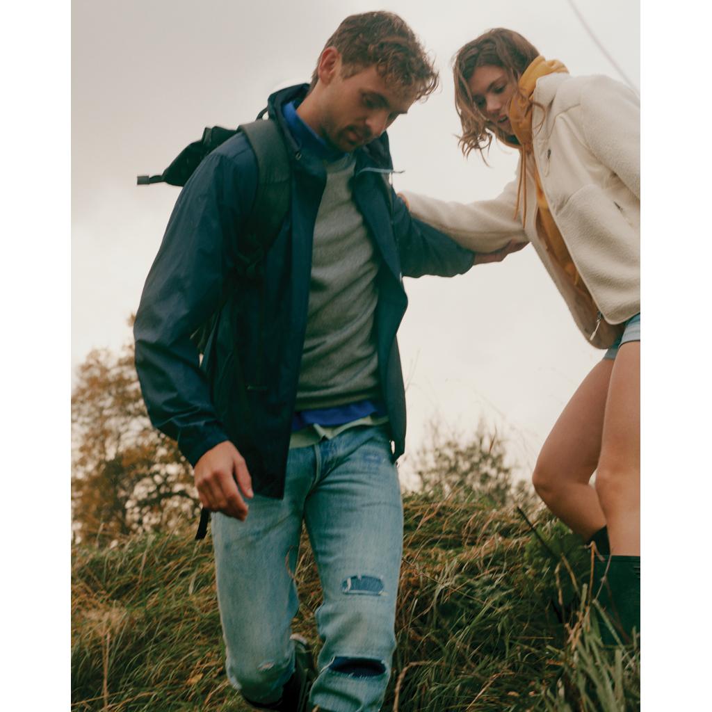 Jachetă ușoară din poliester reciclat Iqoniq Logan navy 5XL