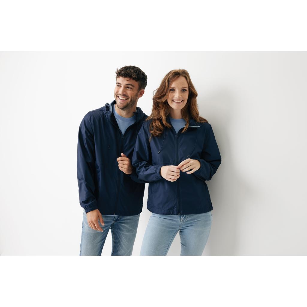 Jachetă ușoară din poliester reciclat Iqoniq Logan navy 5XL