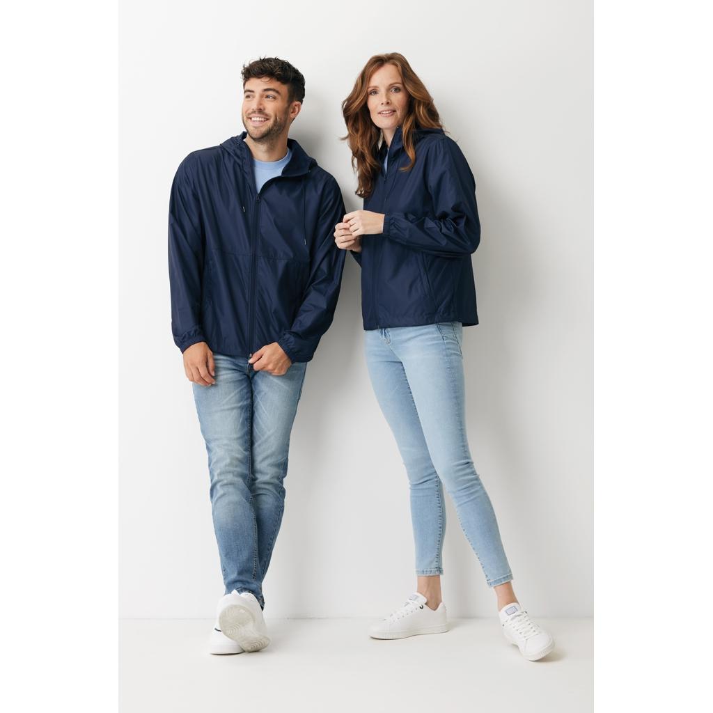 Jachetă ușoară din poliester reciclat Iqoniq Logan navy 5XL