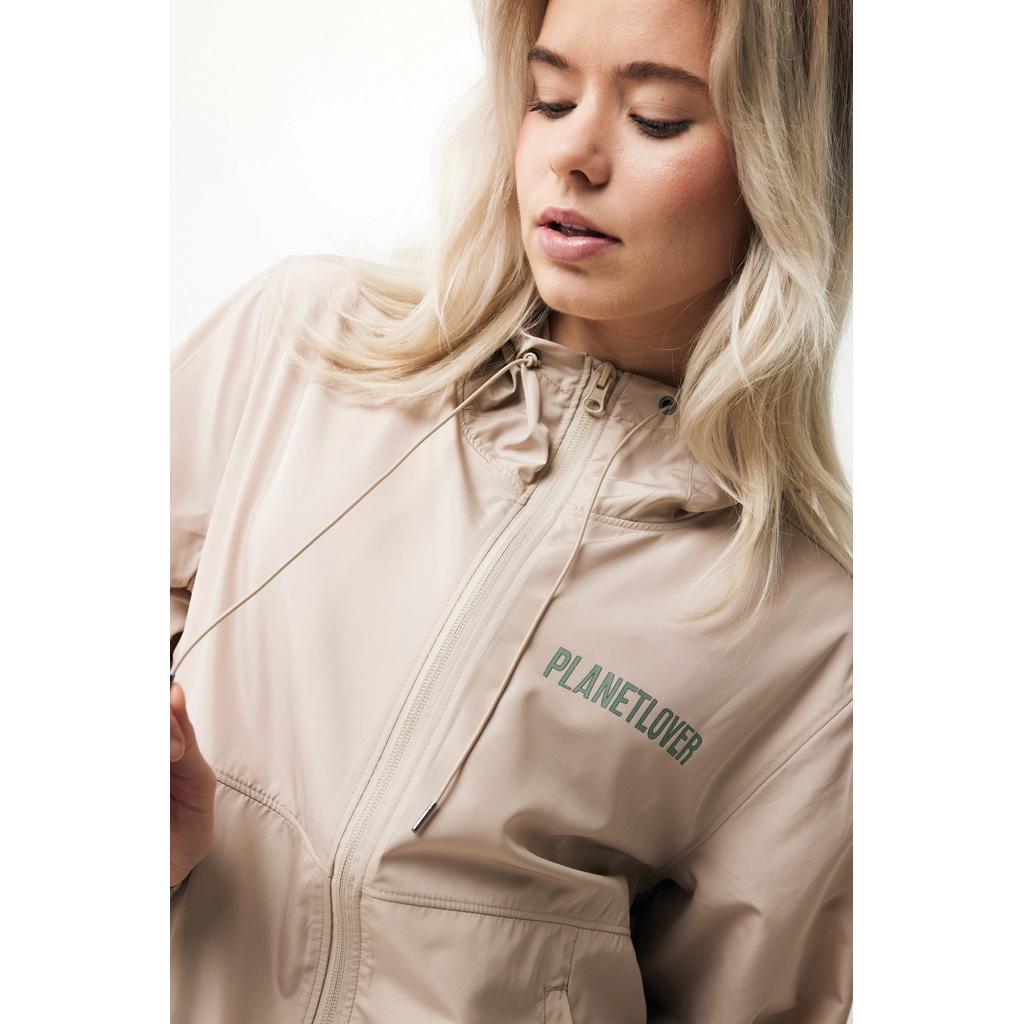 Jachetă ușoară din poliester reciclat Iqoniq Logan beige L