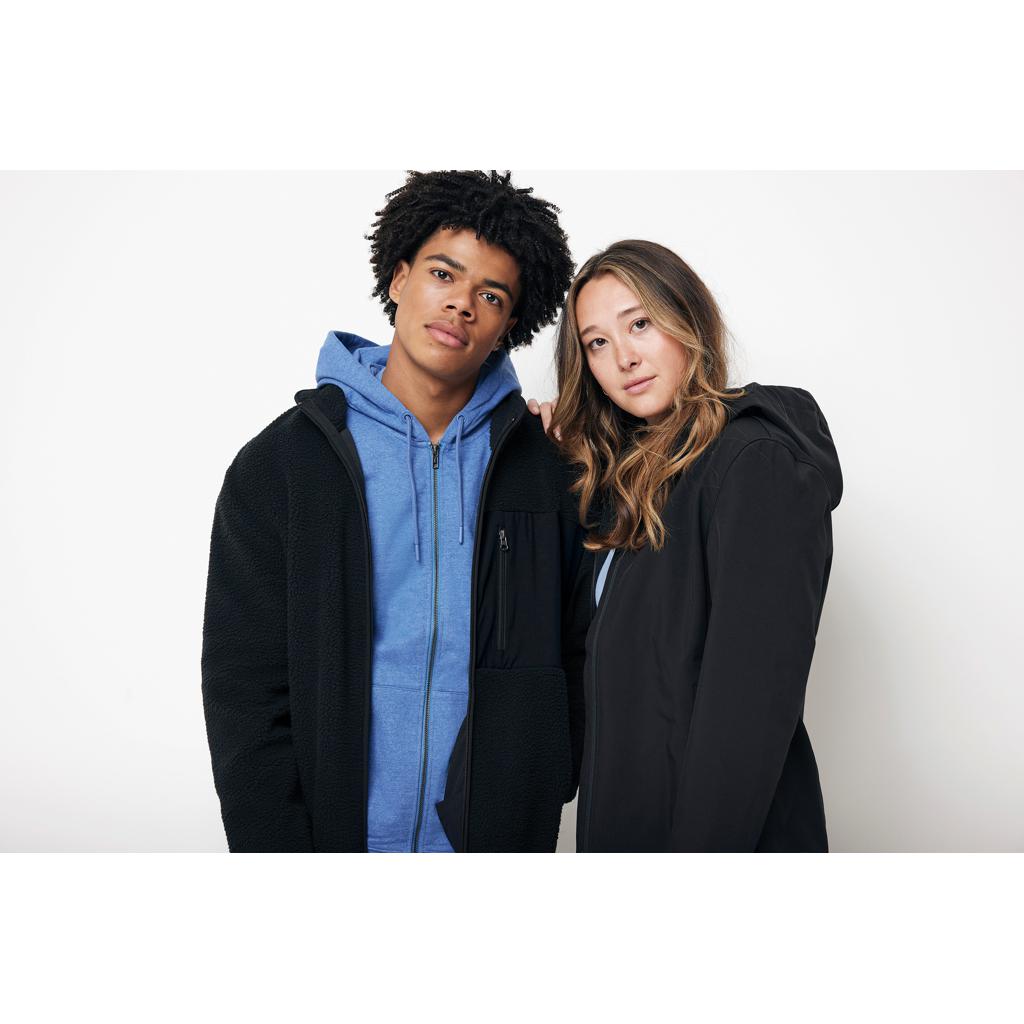 Jachetă din pile fleece din poliester reciclat Iqoniq Diran black L
