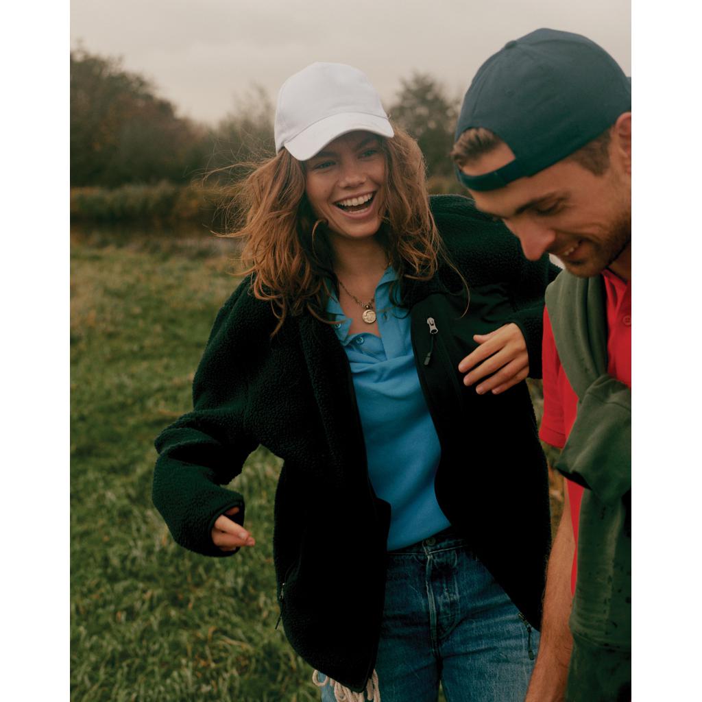 Jachetă din pile fleece din poliester reciclat Iqoniq Diran black L