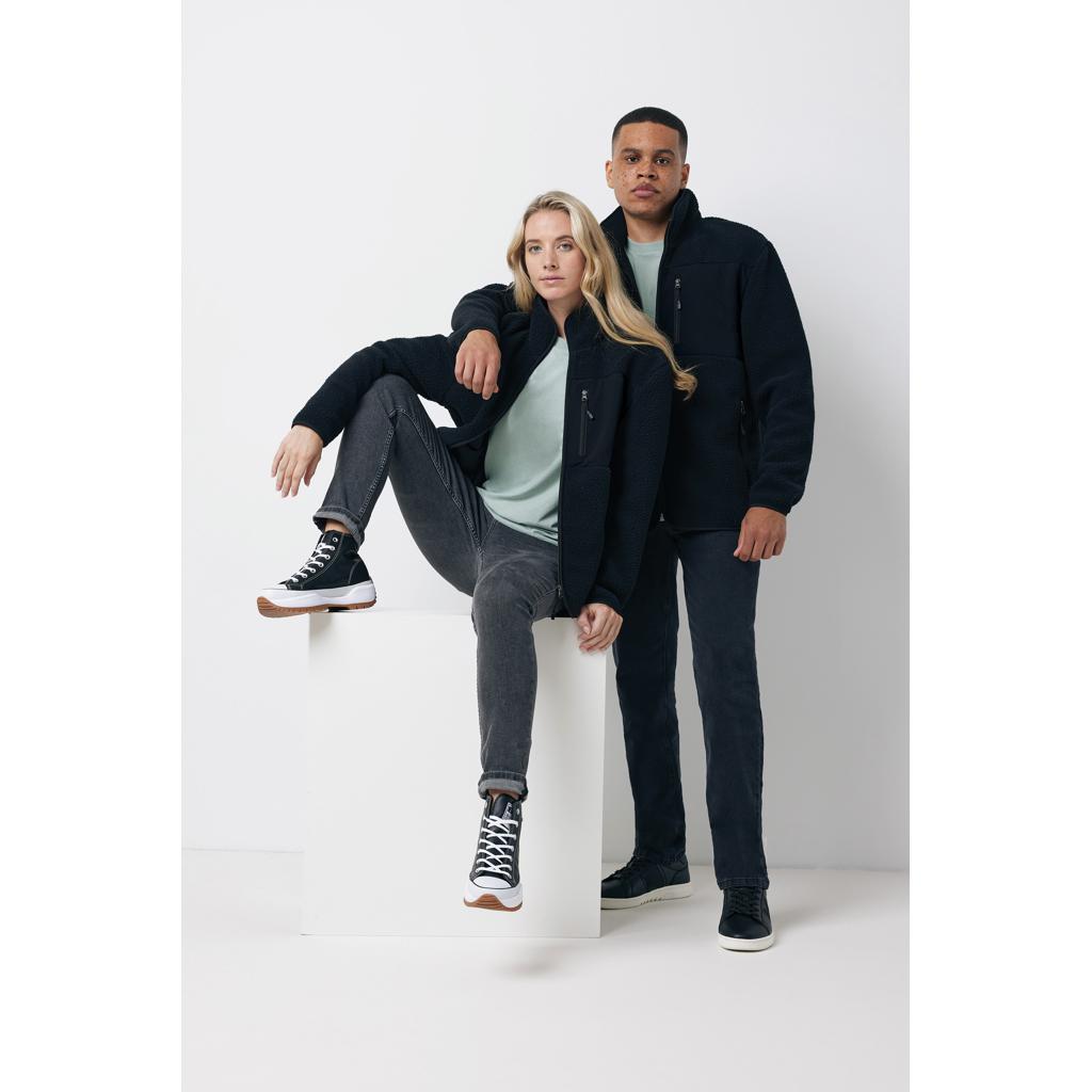 Jachetă din pile fleece din poliester reciclat Iqoniq Diran black L