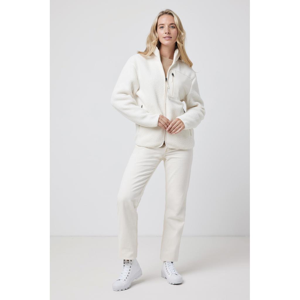 Jachetă din pile fleece din poliester reciclat Iqoniq Diran natural L