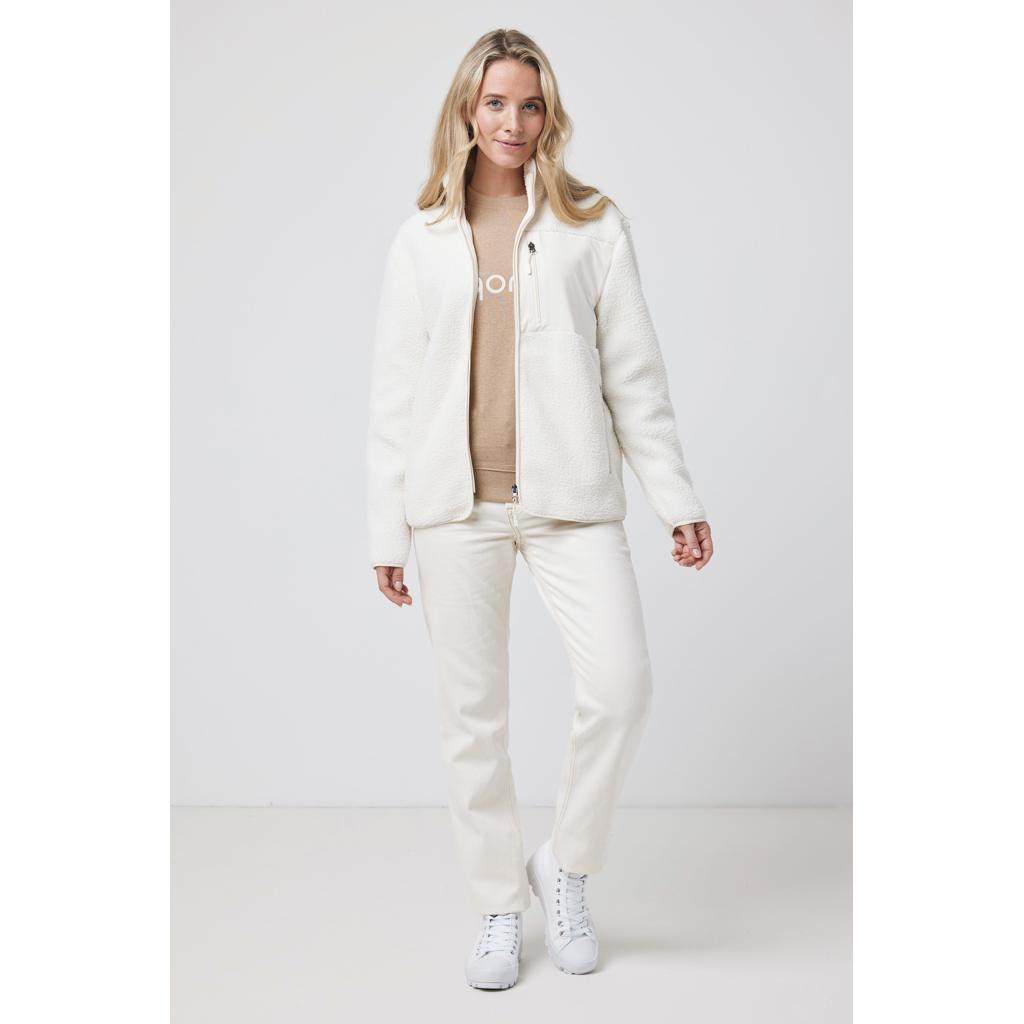 Jachetă din pile fleece din poliester reciclat Iqoniq Diran natural L