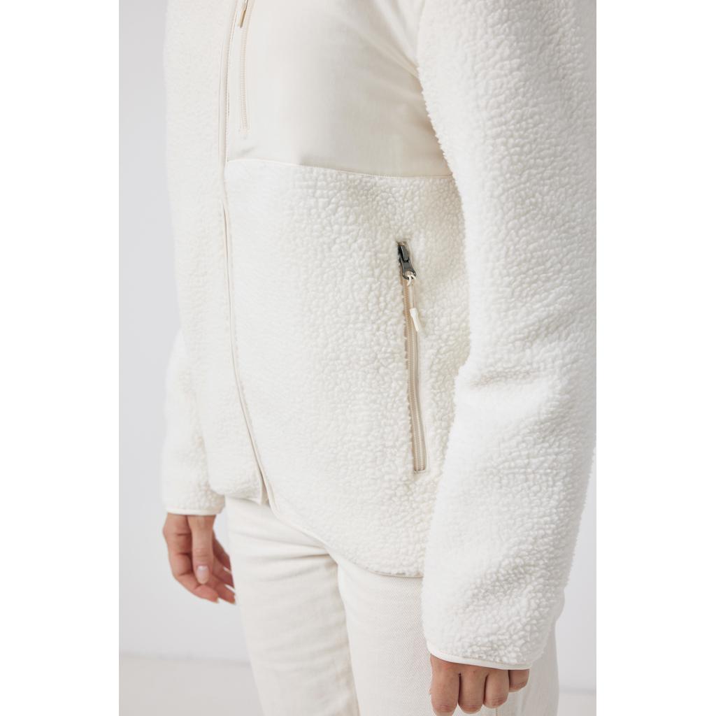 Jachetă din pile fleece din poliester reciclat Iqoniq Diran natural L