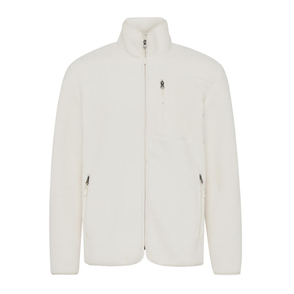 Jachetă din pile fleece din poliester reciclat Iqoniq Diran natural L