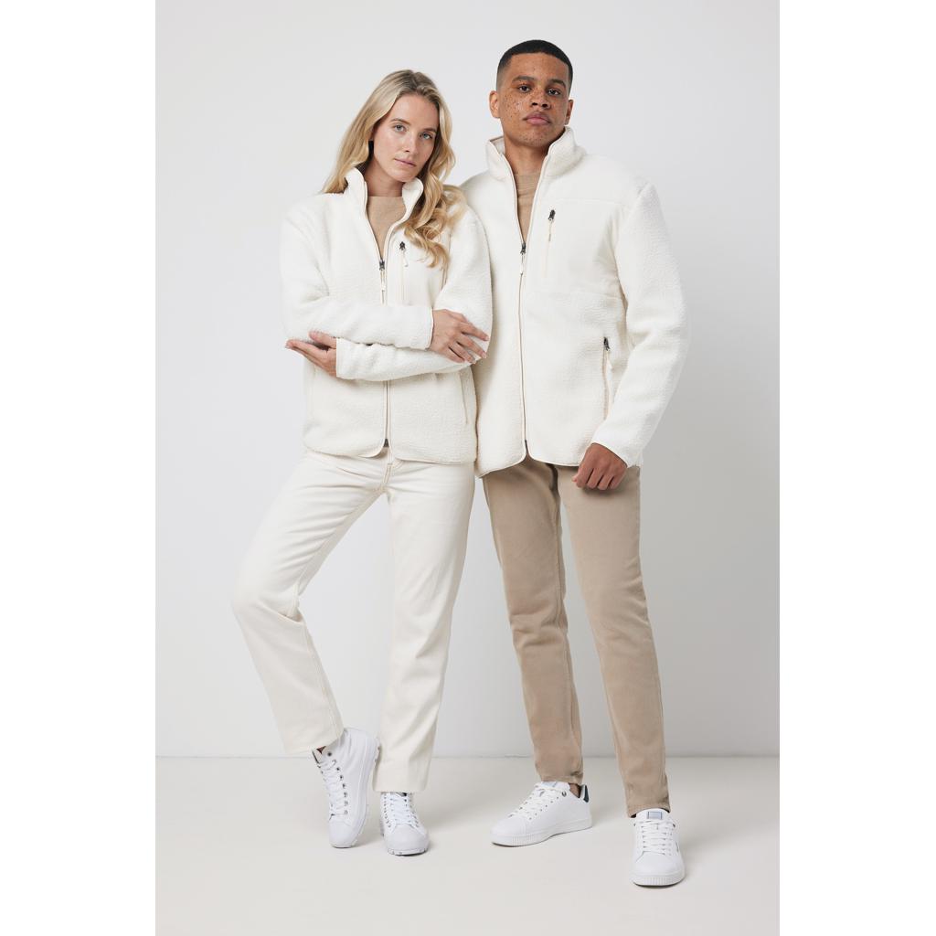 Jachetă din pile fleece din poliester reciclat Iqoniq Diran natural L