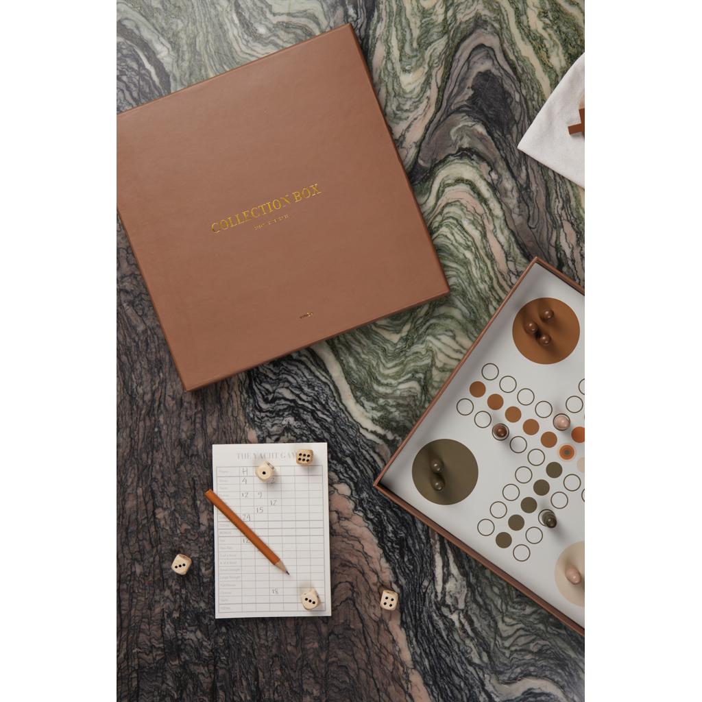 Cutie de colecție pentru masa de cafea VINGA brown