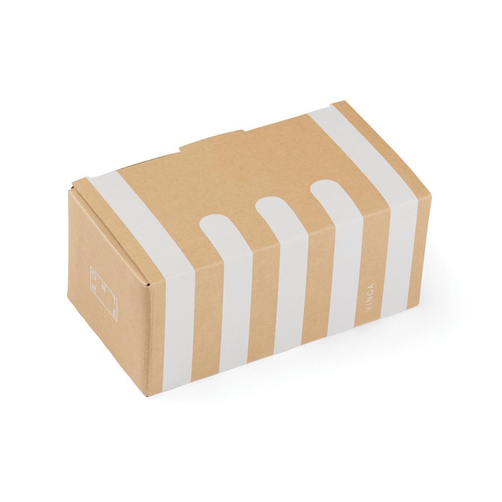 Mini vas, set de 2 bucăți VINGA Monte black