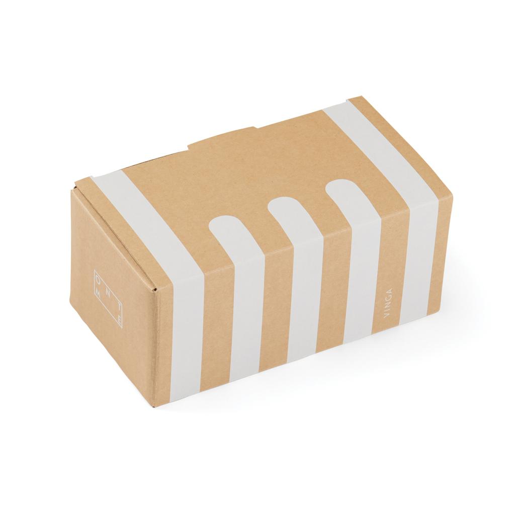 Mini vas, set de 2 bucăți VINGA Monte grey