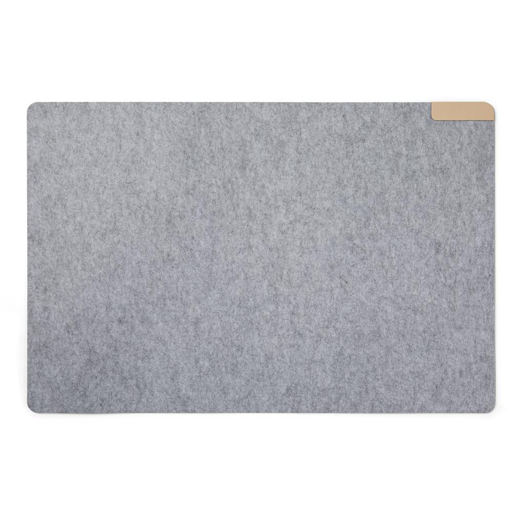 Suport de birou din fetru reciclat certificat GRS VINGA Albon grey