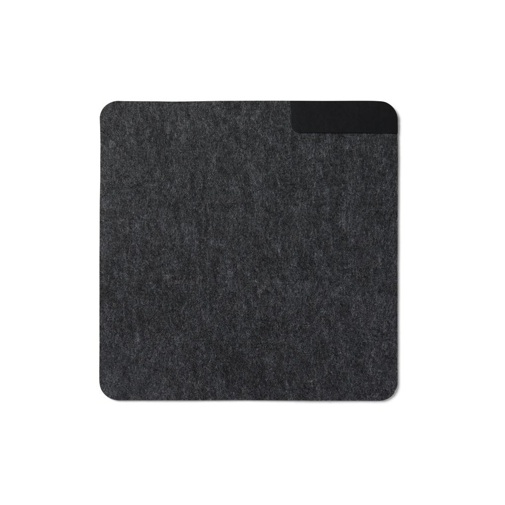 Suport pentru mouse din fetru reciclat certificat GRS VINGA Albon heather anthracite