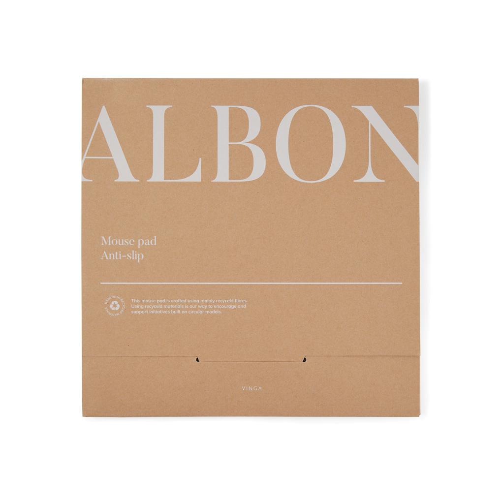 Suport pentru mouse din fetru reciclat certificat GRS VINGA Albon heather anthracite