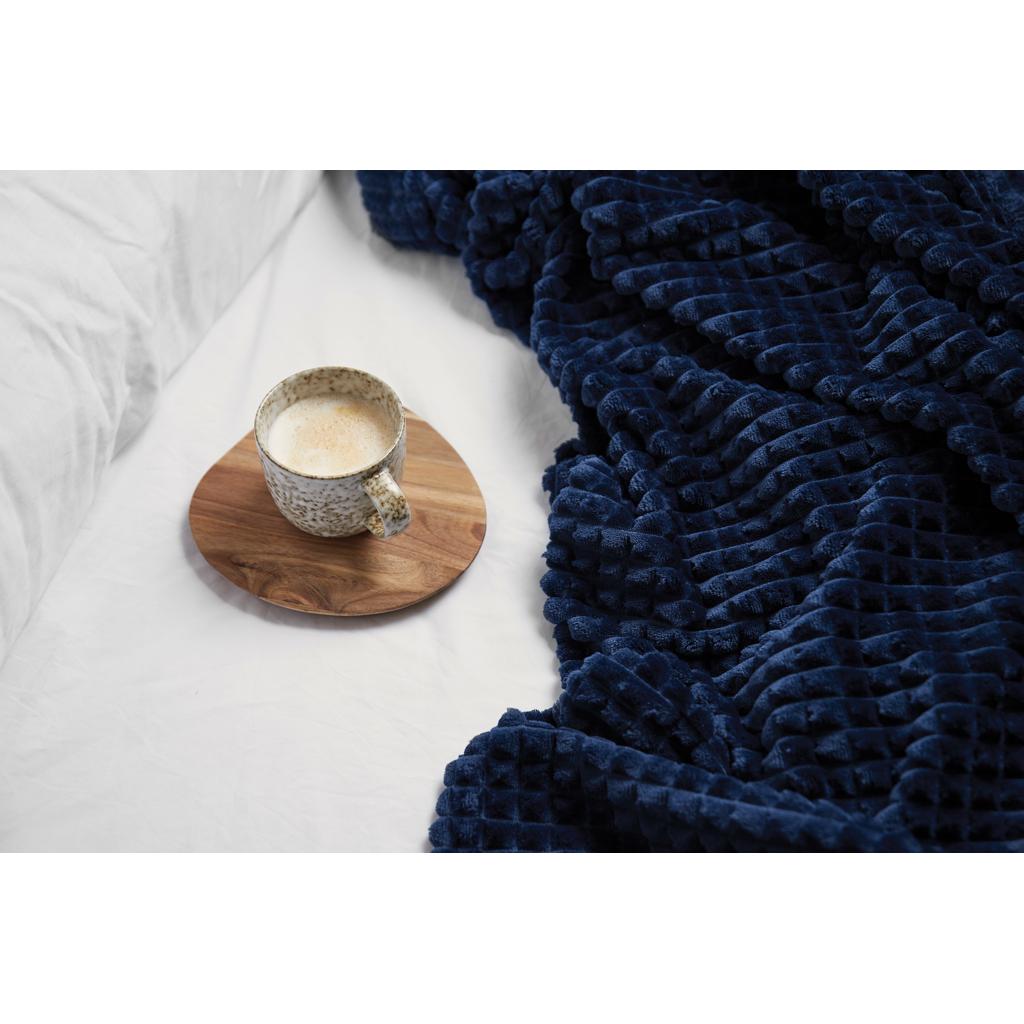 Pătură din RPET reciclat certificat GRS VINGA Branson navy