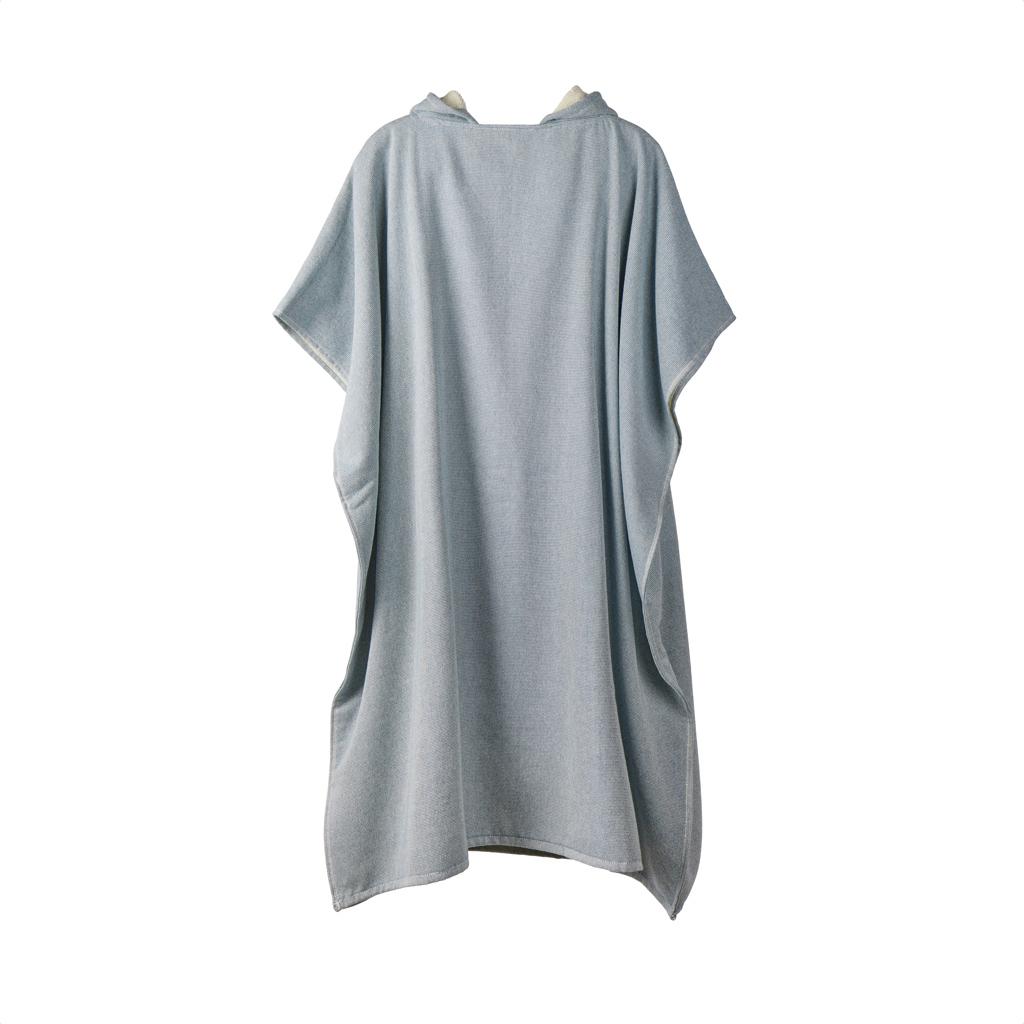 Poncho de plajă hammam terry VINGA Tolo  navy