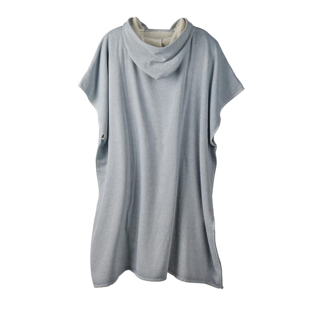 Poncho de plajă hammam terry VINGA Tolo  navy