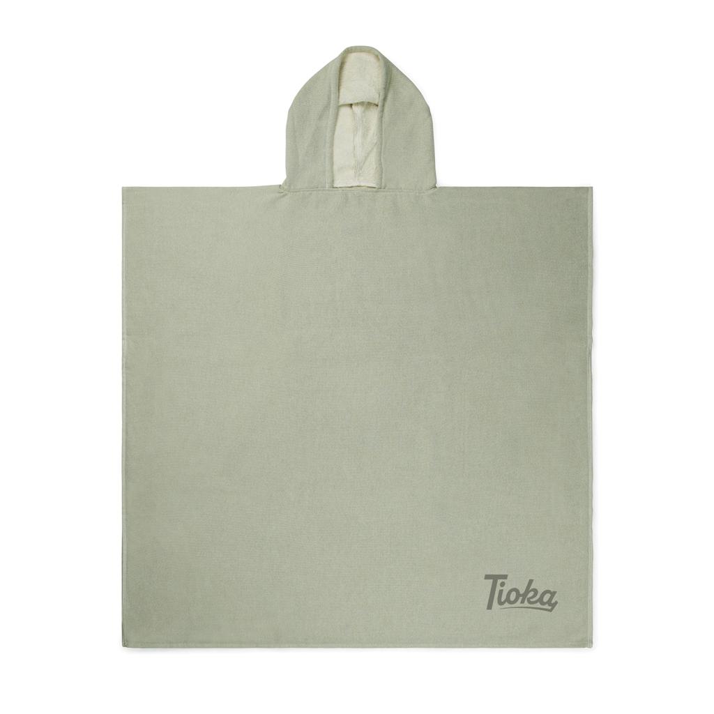 Poncho de plajă hammam terry VINGA Tolo  green