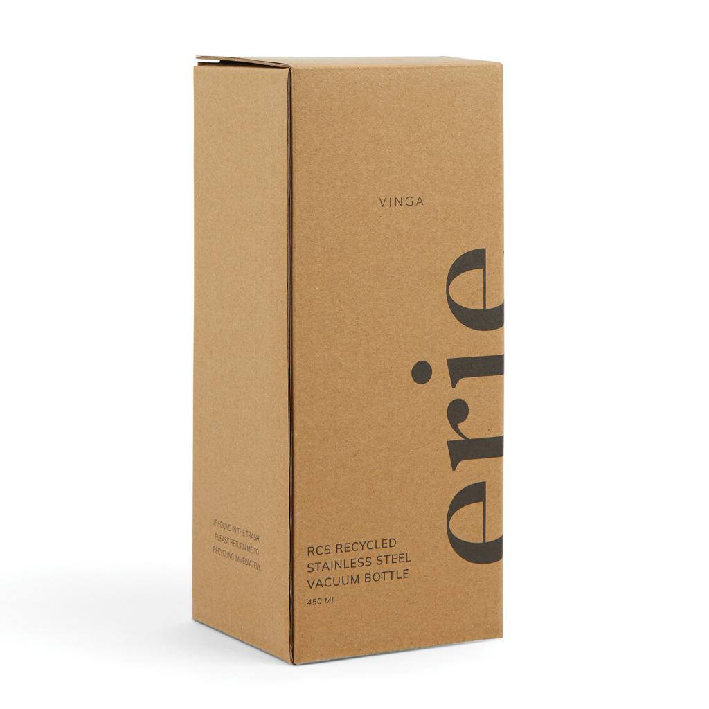 Sticlă termică din oțel RCS, 450 ML VINGA Erie silver