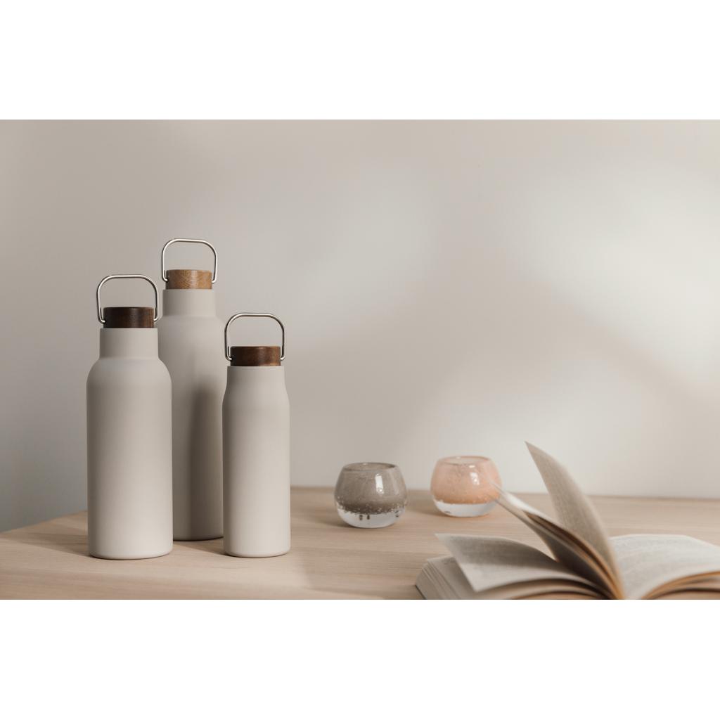 Sticlă termică reciclată RCS, 580ml VINGA Ciro grey