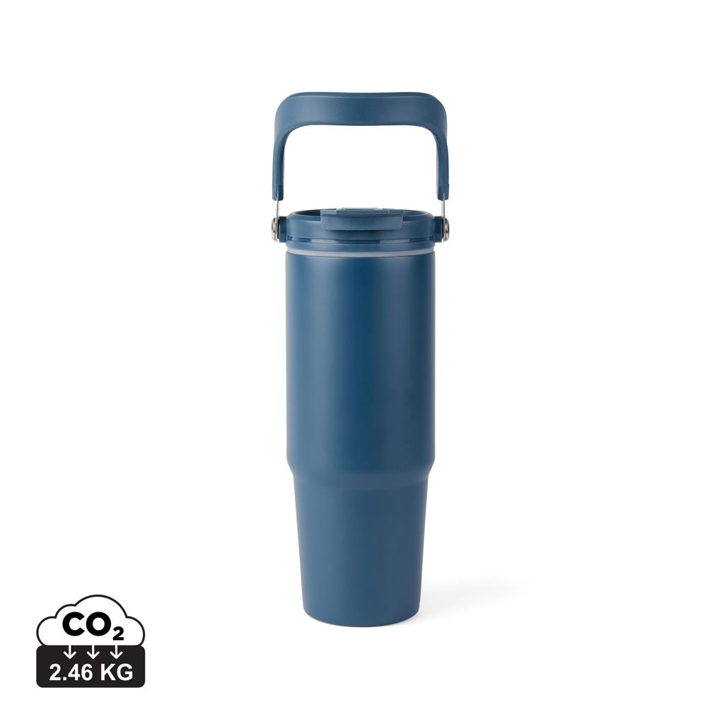 Sticlă termică VINGA Eos din oțel inoxidabil reciclat, 880ml navy