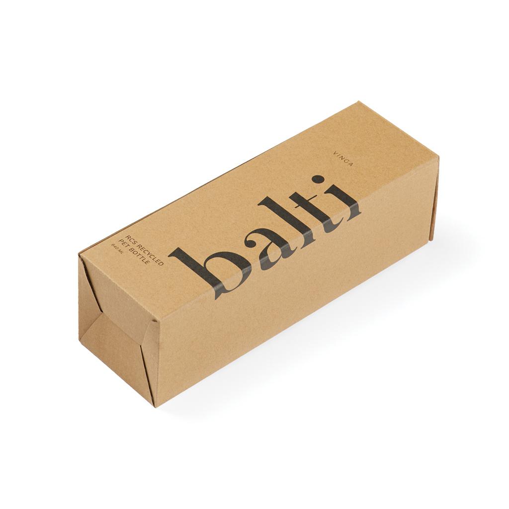 Sticlă din PET reciclat RCS, 600 ML VINGA Balti green