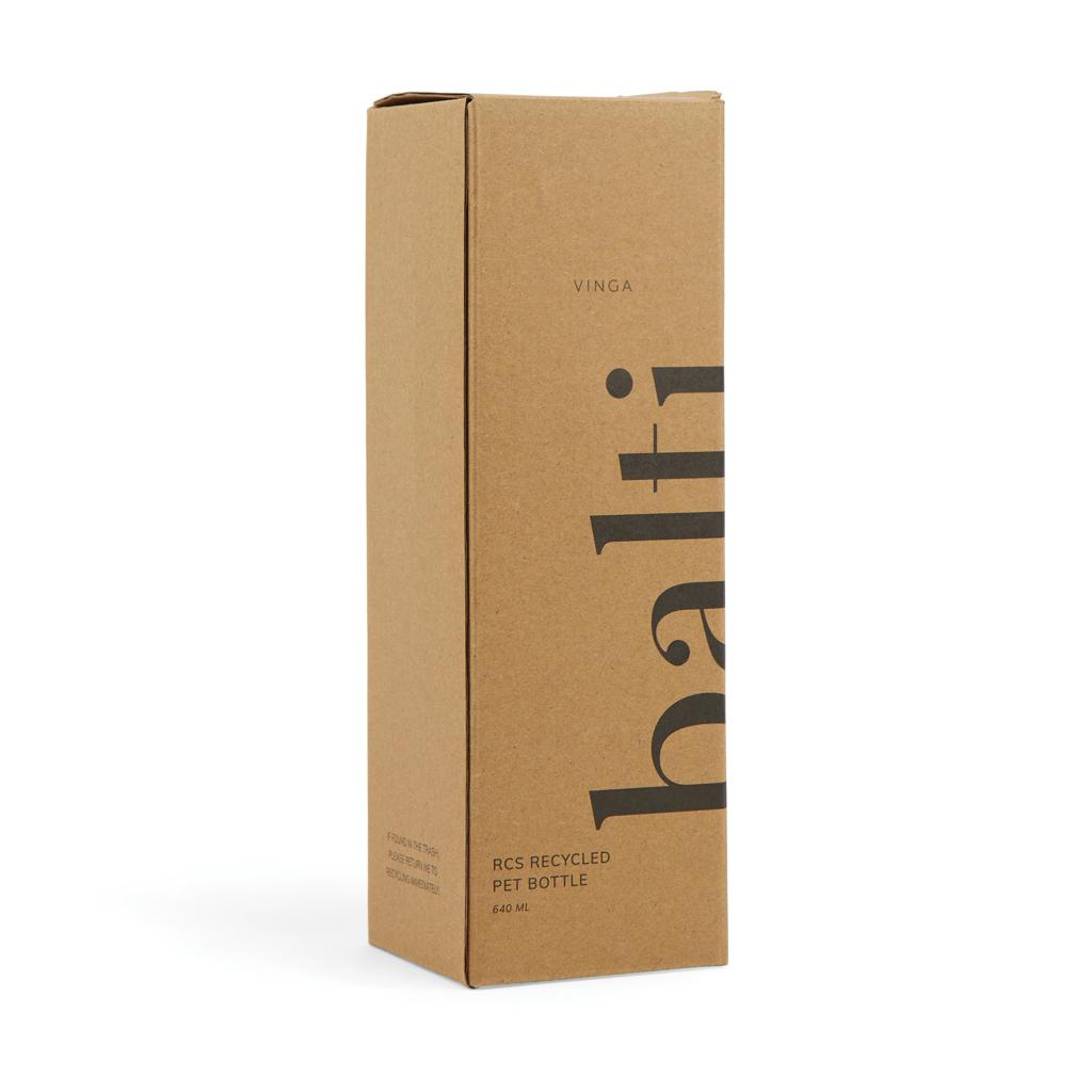 Sticlă din PET reciclat RCS, 600 ML VINGA Balti green