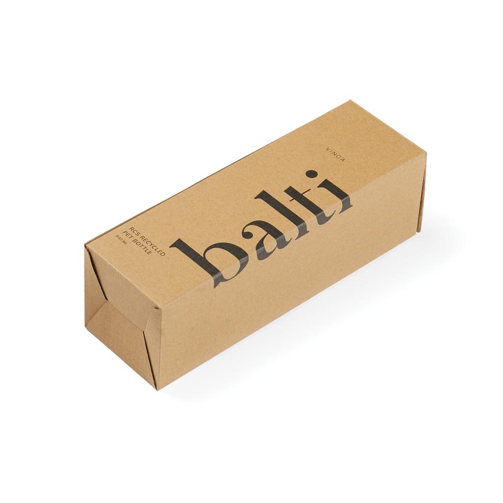 Sticlă din PET reciclat RCS, 600 ML VINGA Balti blue