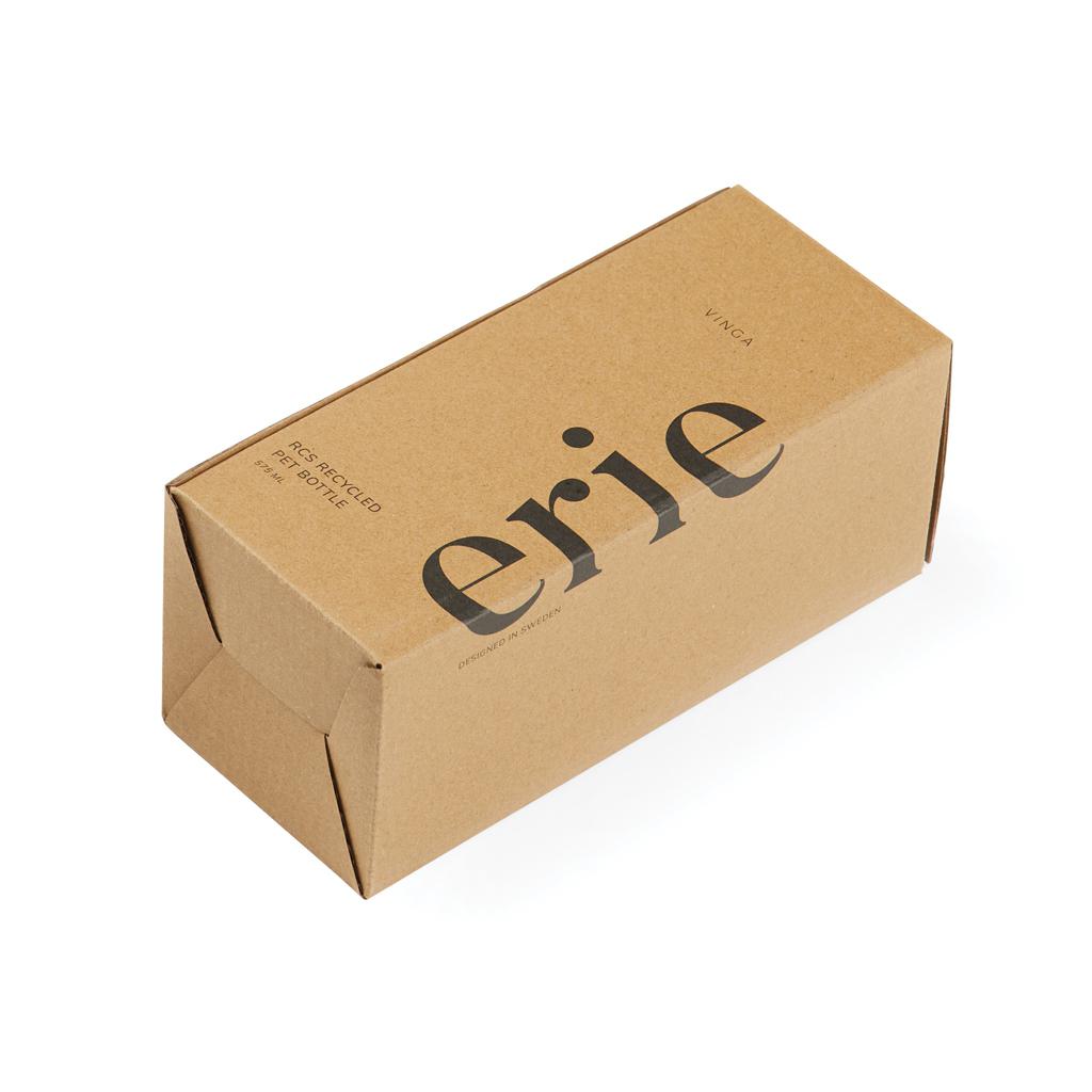 Sticlă din PET reciclat  RCS, 575 ML VINGA Erie black