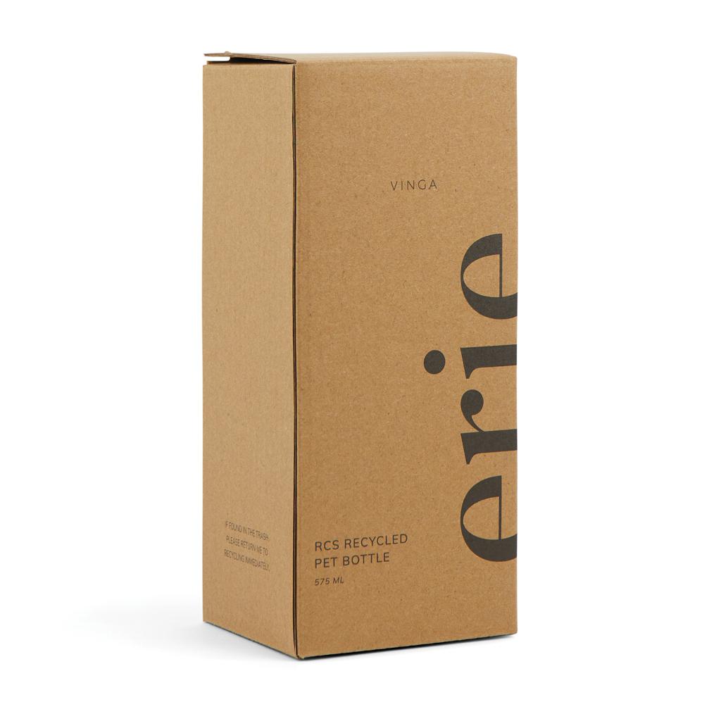 Sticlă din PET reciclat  RCS, 575 ML VINGA Erie transparent