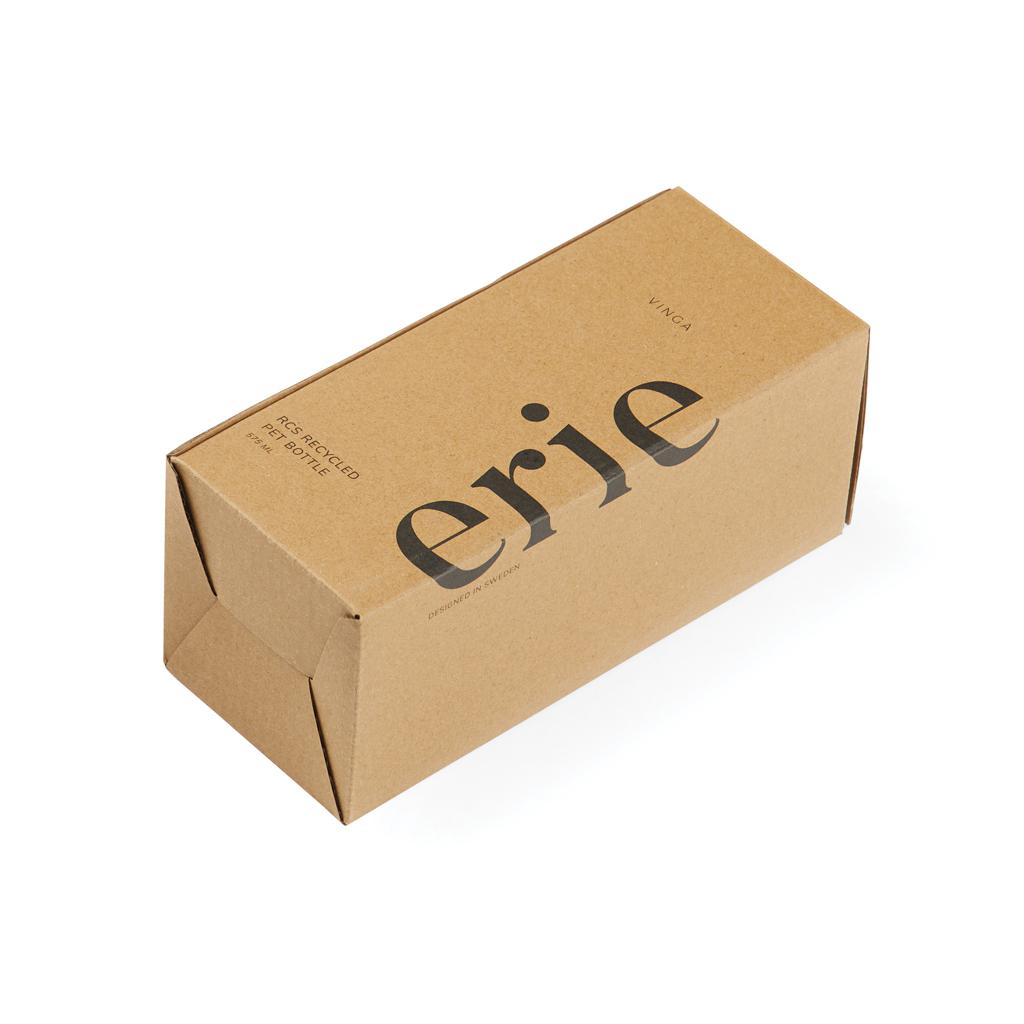 Sticlă din PET reciclat  RCS, 575 ML VINGA Erie grey