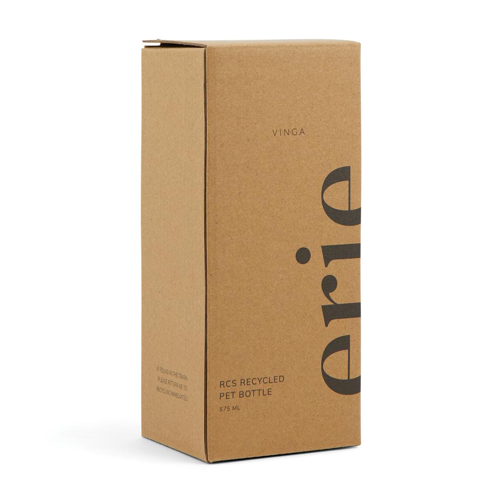 Sticlă din PET reciclat  RCS, 575 ML VINGA Erie grey