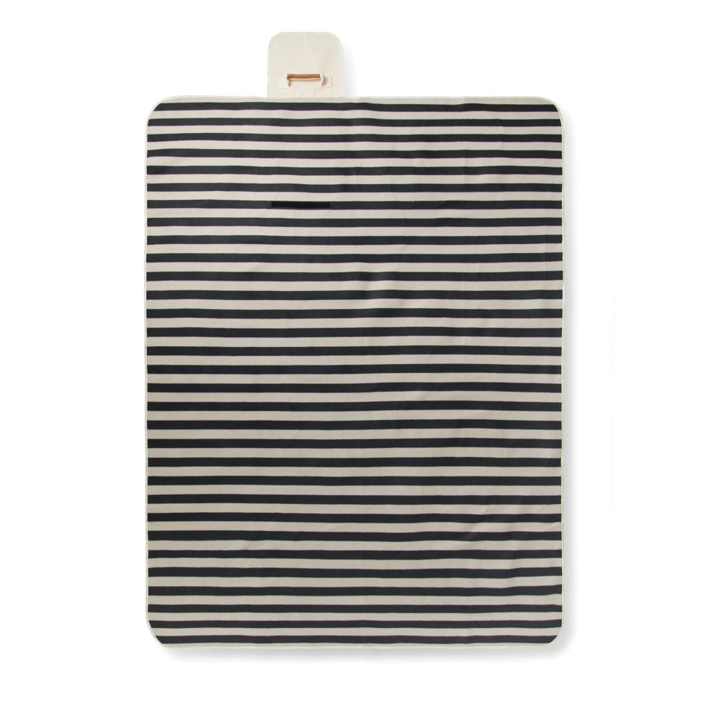 Pătură de picnic mare VINGA Alba GRS RPET black