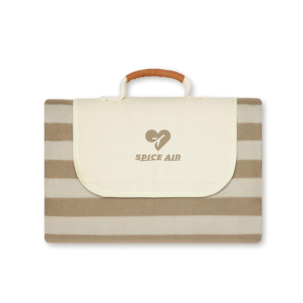 Pătură de picnic mare VINGA Alba GRS RPET brown