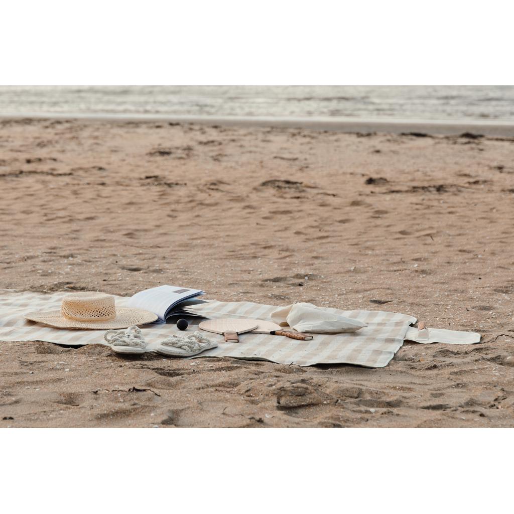 Pătură de picnic mare VINGA Alba GRS RPET brown