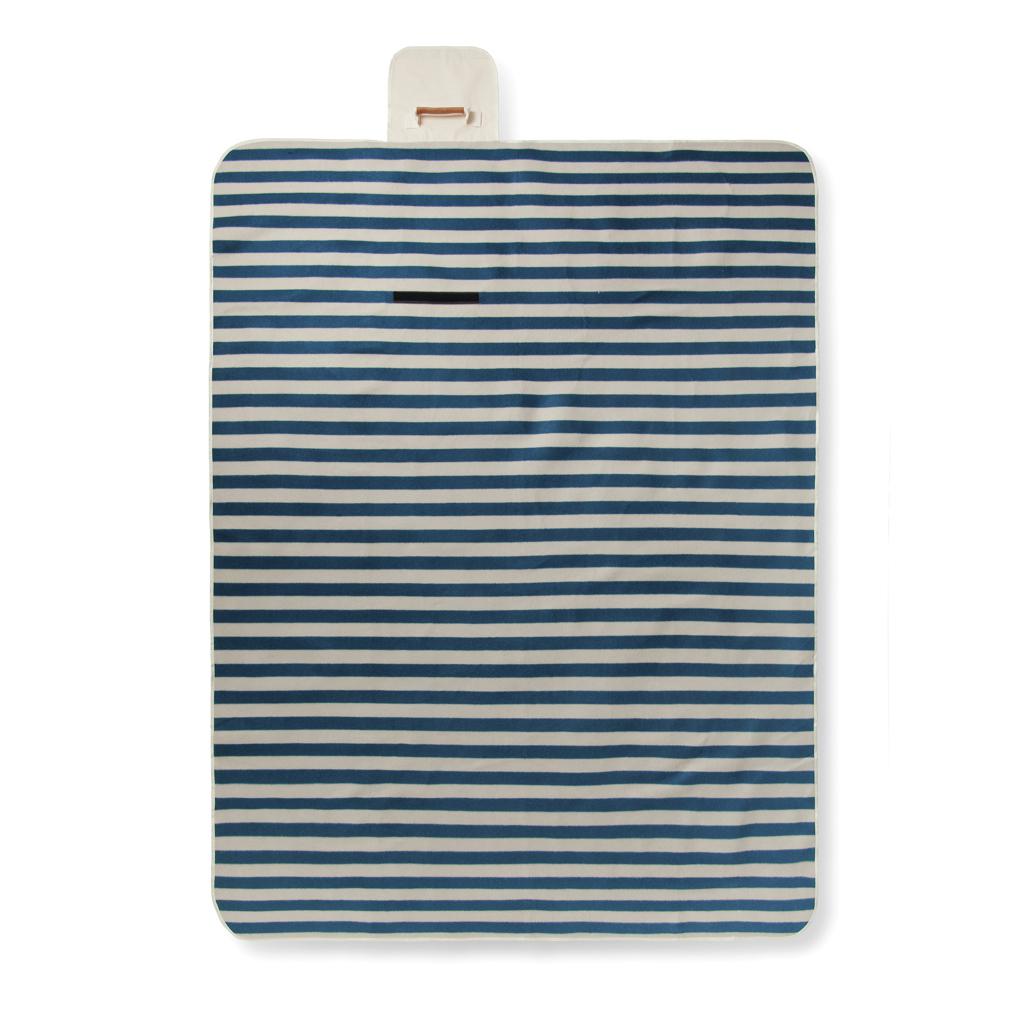 Pătură de picnic mare VINGA Alba GRS RPET navy