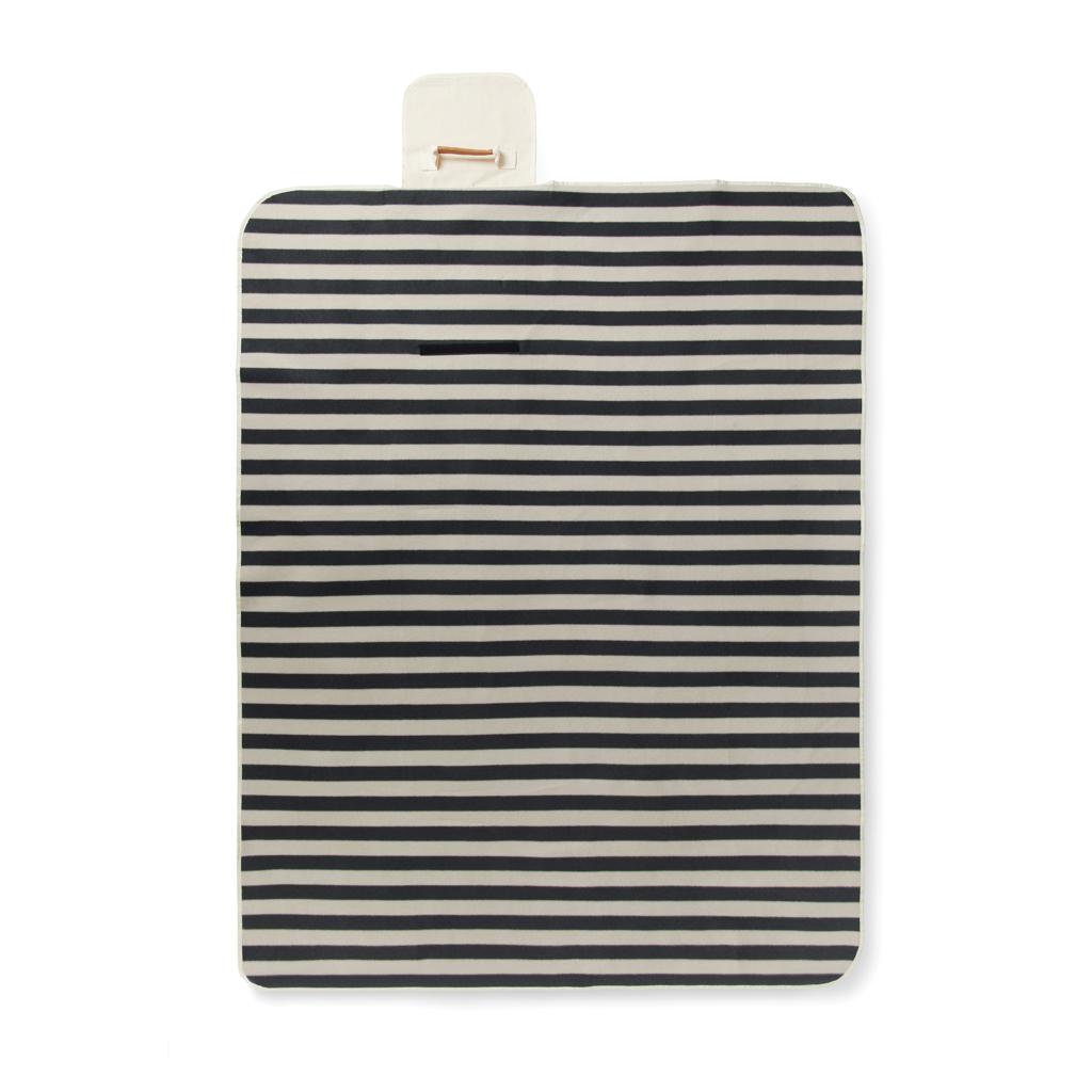 Pătură de picnic medie VINGA Alba GRS RPET black