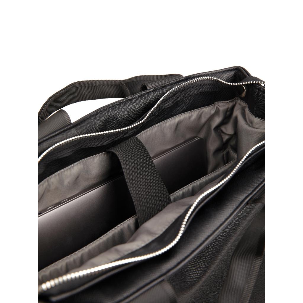 Rucsac din PU reciclat, certificat RCS VINGA Bermond black
