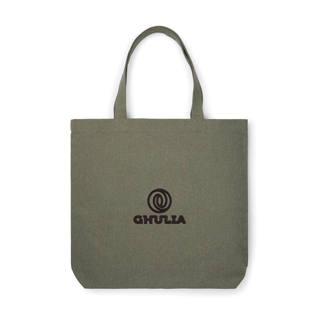 Geantă tote din pânză reciclată VINGA Hilo AWARE™ green