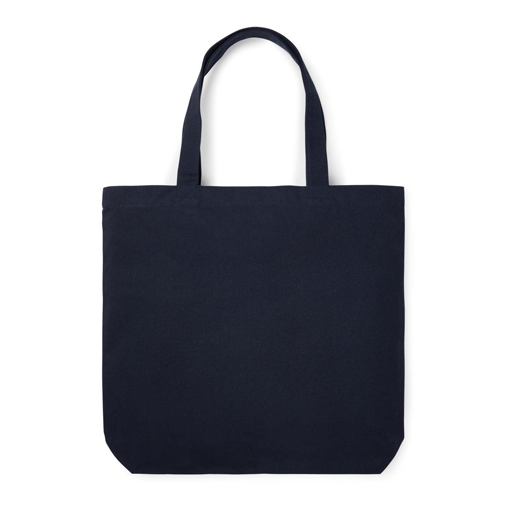Geantă tote din pânză reciclată VINGA Hilo AWARE™ navy