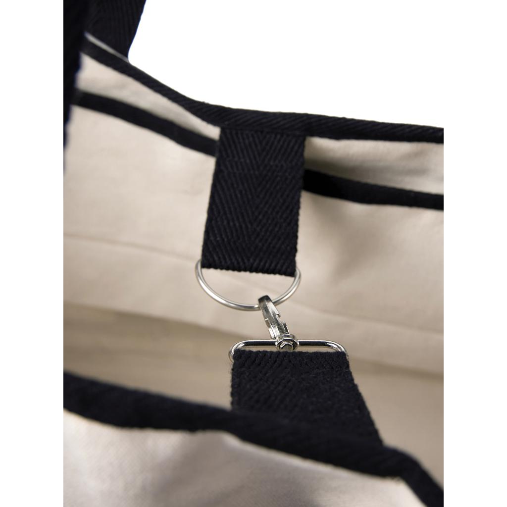 Geantă de plajă din pânză reciclată VINGA Volonne AWARE™  off white