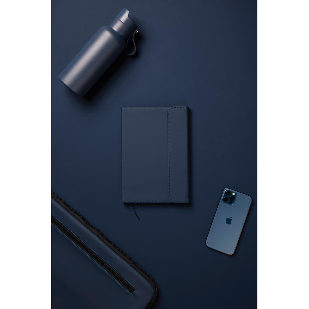 Caiet din hârtie certificată GRS și PU VINGA Baltimore navy