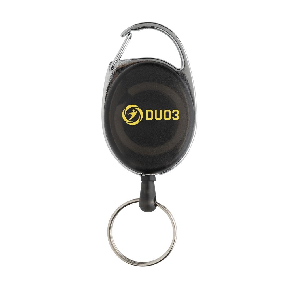 Breloc cu clemă tip roller black