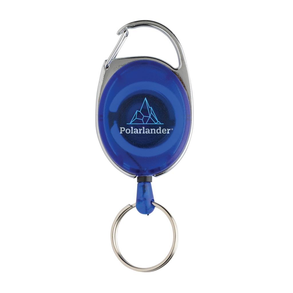Breloc cu clemă tip roller blue